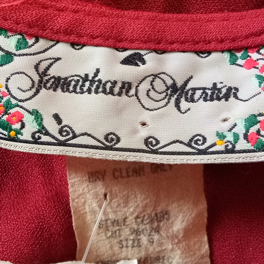 Jonathan Martin Red Blazer - Picture 5 of 7